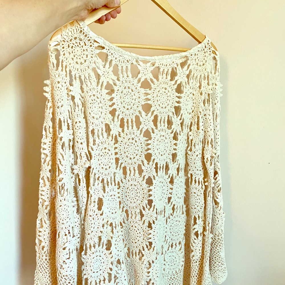 Vintage 70’s crochet mini dress size S/M